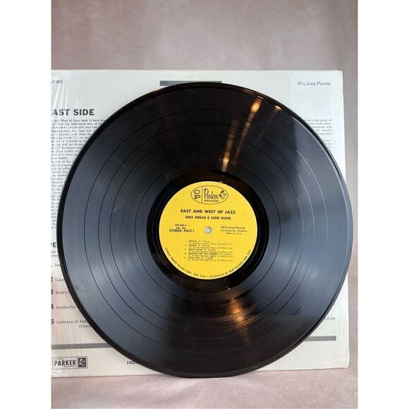 Vintage EAST and WEST of JAZZ Duke Jordan Sadik Hakim Vinyl LP PARKER Records - Picture 4 of 5